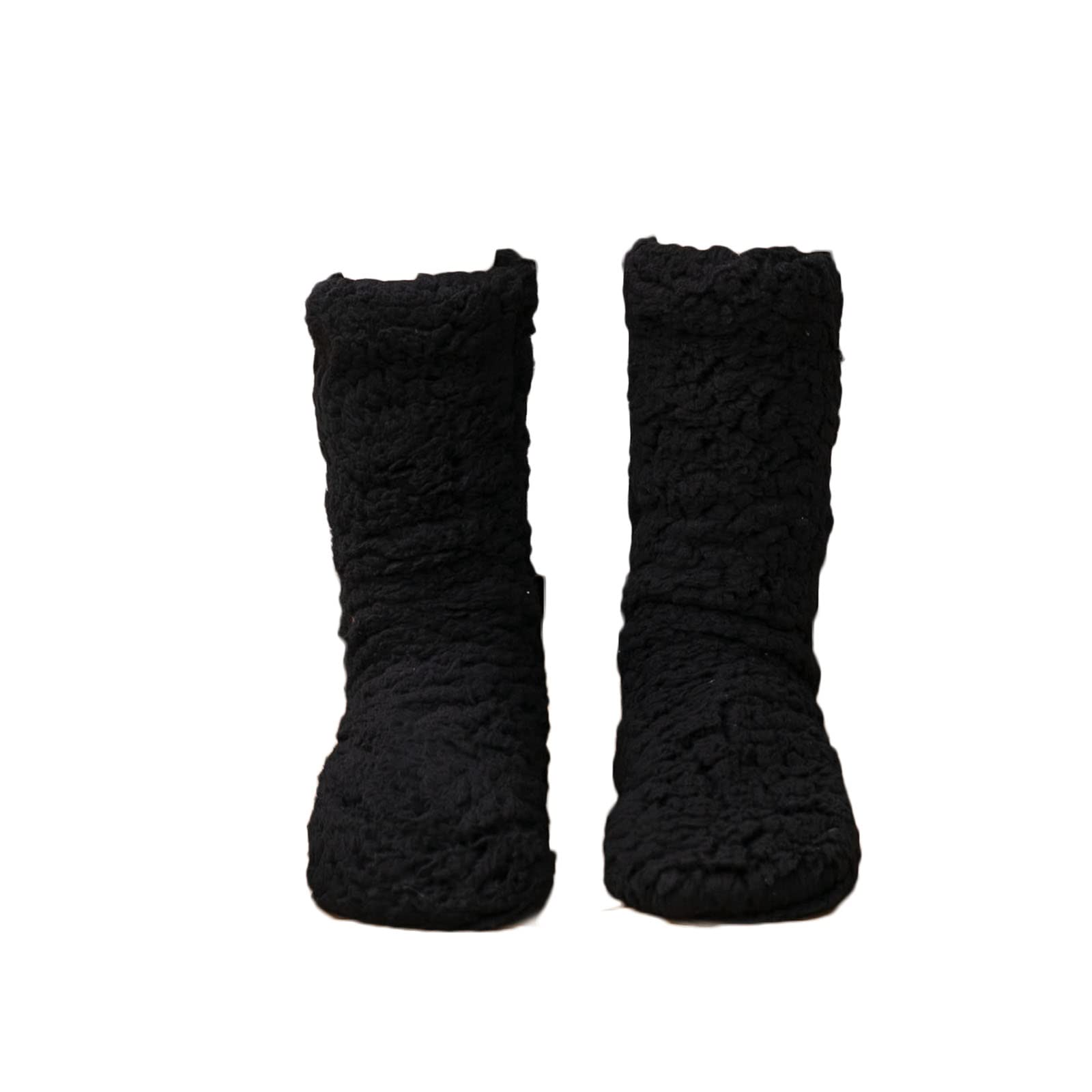 Women's Winter Warm Plush Slipper Socks - Thickened Double-Layer Cozy Indoor Shoes with Anti-Slip Sole for Women and Girls | Perfect for Home, Lounge & Cold Weather Comfort