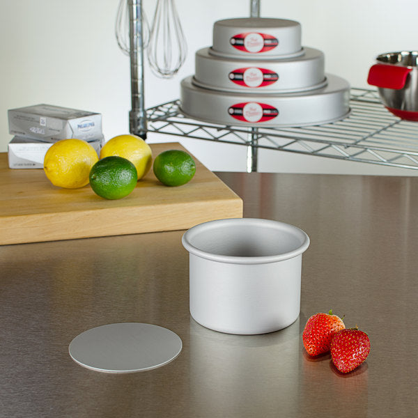 Non-Stick Round Cake Pan with Removable Bottom - 3 Inch Height for Baking Cakes, Cheesecakes, and Pies - Perfect for Home Bakers and Professional Kitchens