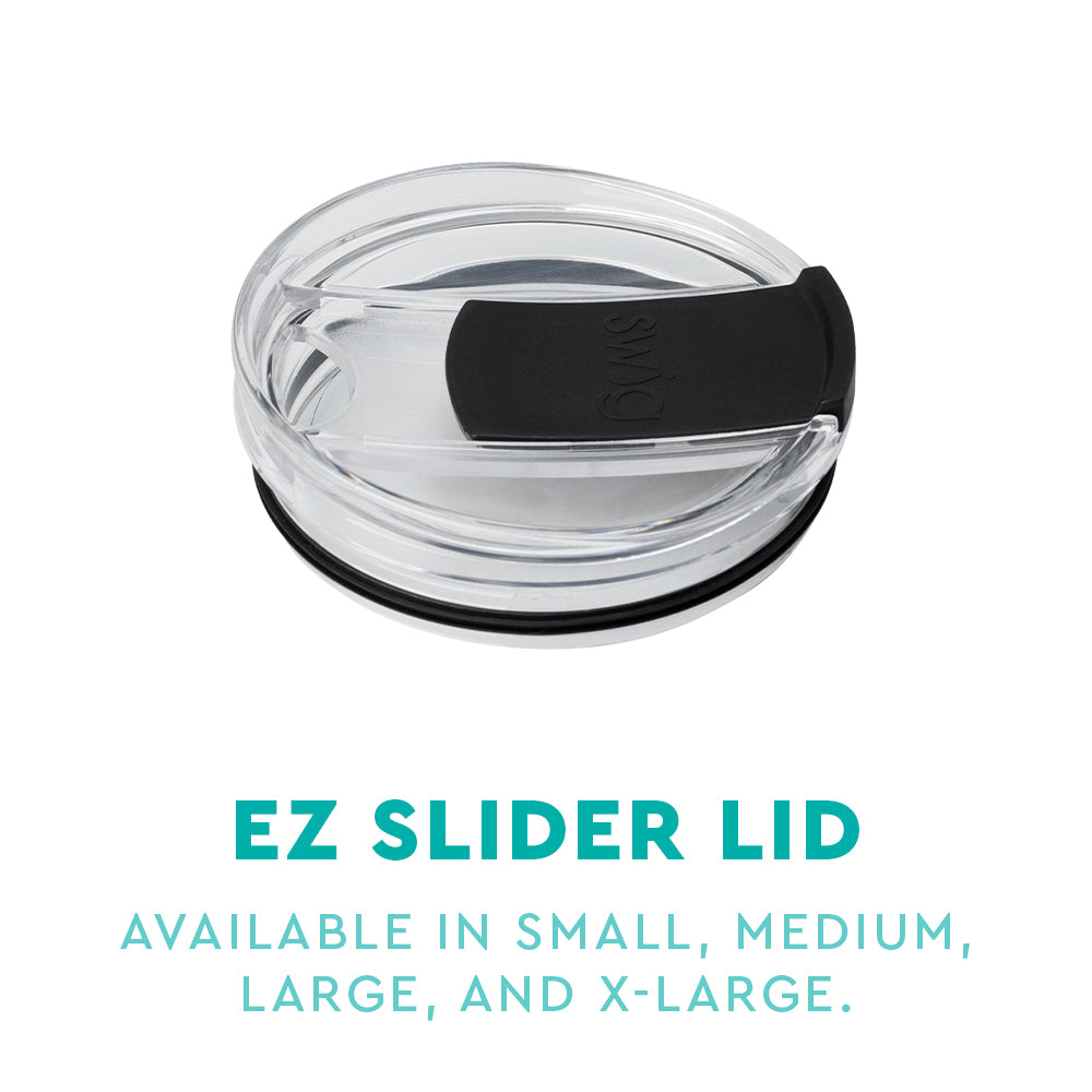 Black EZ Slider Lid - Airtight Food Storage Container with Easy-Open Sliding Top | Perfect for Kitchen Pantry Organization, Meal Prep & Leftovers