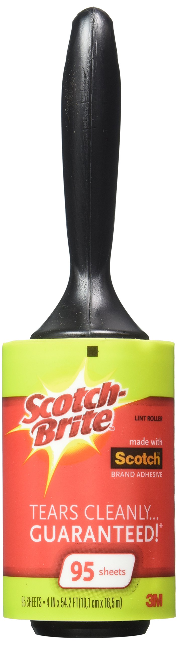 Scotch-Bite Lint Rollers - 10 Pack (95 Sheets Each) - Sticky Lint Remover for Clothes, Furniture & Pet Hair - Perfect for Home, Office & Travel