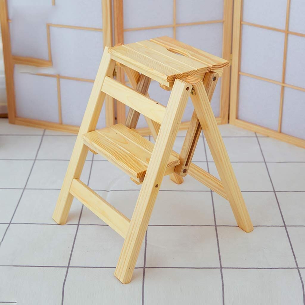 LUDIST 2-Step Multifunctional Indoor Climbing Stool - Portable Shoe Bench, Flower Stand, Wide Pedal Shelf, Ladder Chair - Perfect for Home, Office, and Kids' Play Area