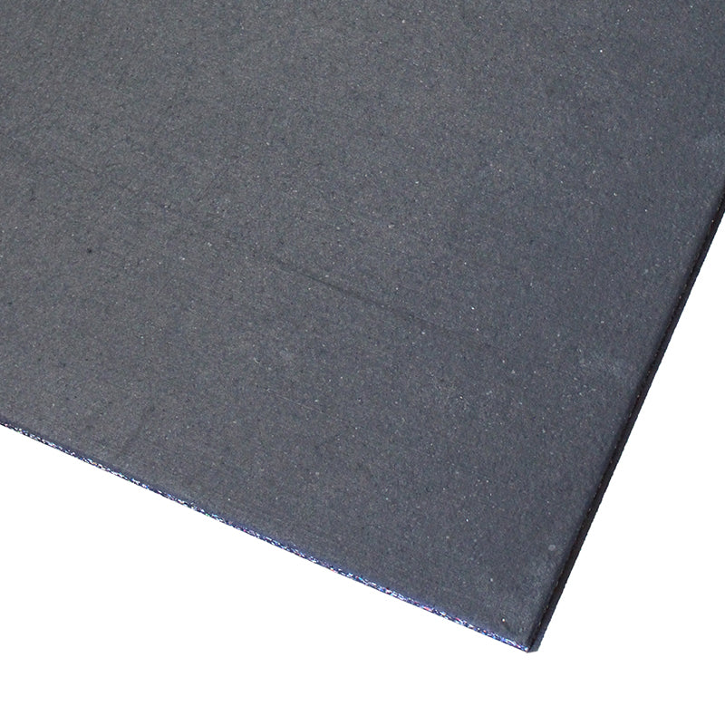 Premium EPDM Rubber Gym Flooring Tiles - Black Interlocking Exercise Mats for Home & Commercial Workouts - Perfect for Weightlifting, Yoga, and Fitness Studios