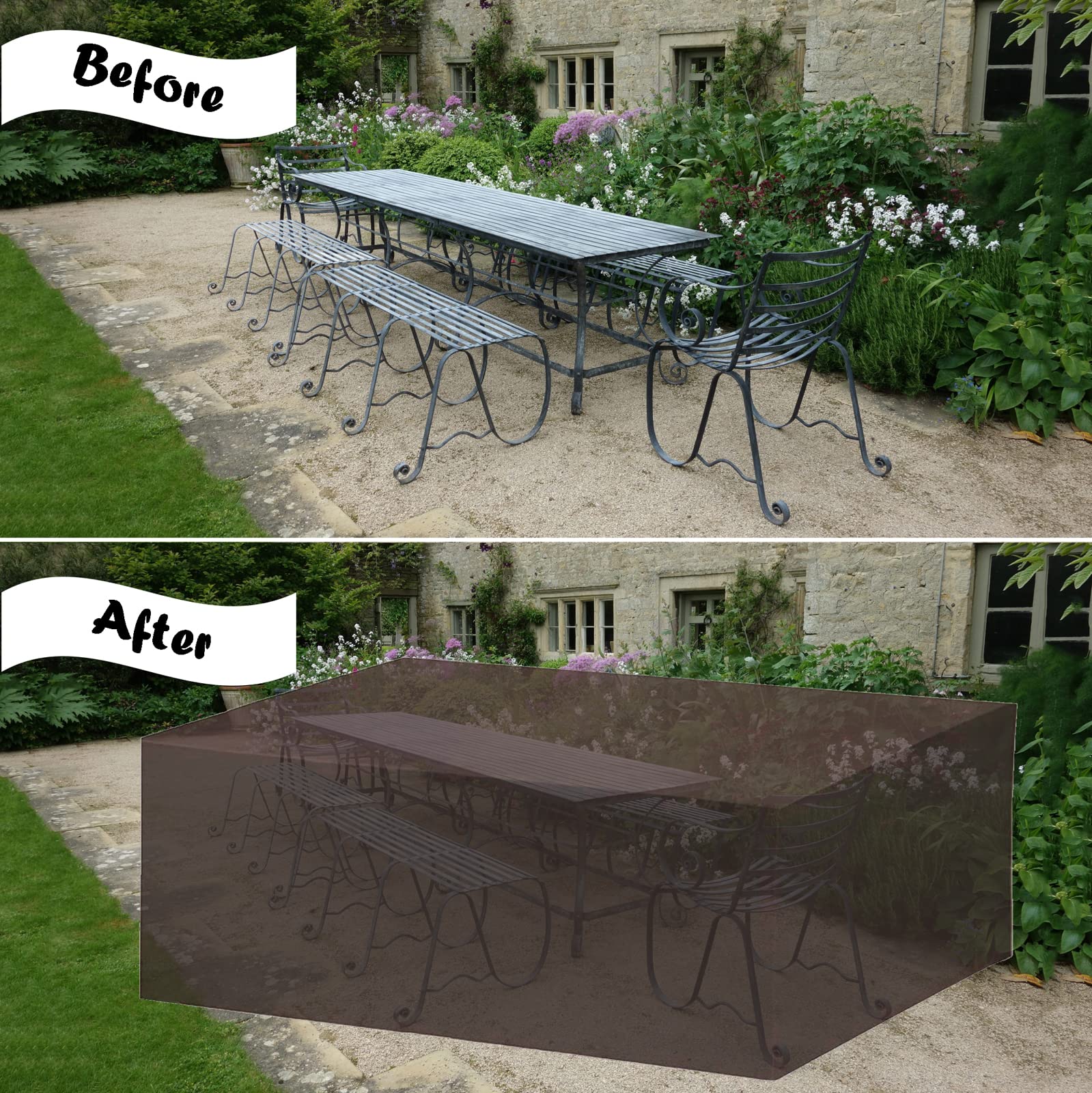 Waterproof Rectangle Patio Furniture Cover 79