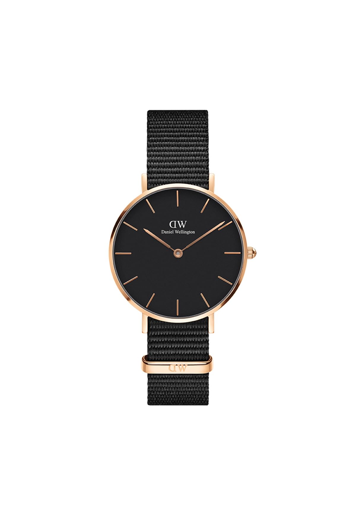 Daniel Wellington Petite Cornwall 32mm Rose Gold Women's Watch - Elegant Fabric Strap, Minimalist Design for Everyday Wear, Office & Special Occasions