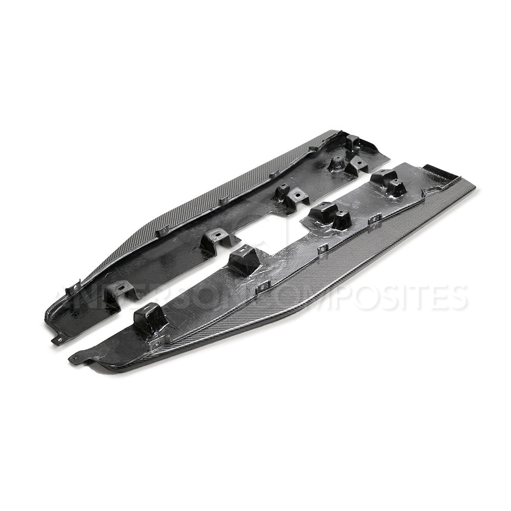 2020-2021 Ford Shelby GT500 Carbon Fiber Side Splitter by Anderson Composites | AC SS20FDMU500 | Performance Upgrade for Track & Street Racing