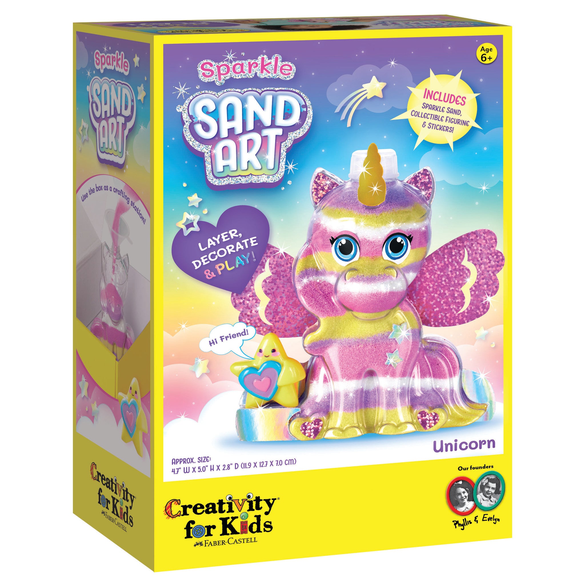 Sparkle Sand Art Unicorn Kit - DIY Creative Craft for Kids Ages 5-12, Glitter Unicorn Painting Activity Set #6394000 - Perfect for Birthday Parties, Classroom Projects & Sensory Play