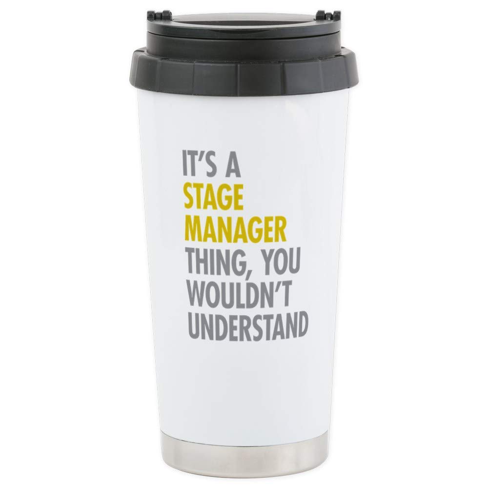 Stage Manager Stainless Steel Travel Mug 20oz - Insulated Coffee Tumbler for Hot & Cold Drinks - Perfect for Office, Commuting & Outdoor Adventures