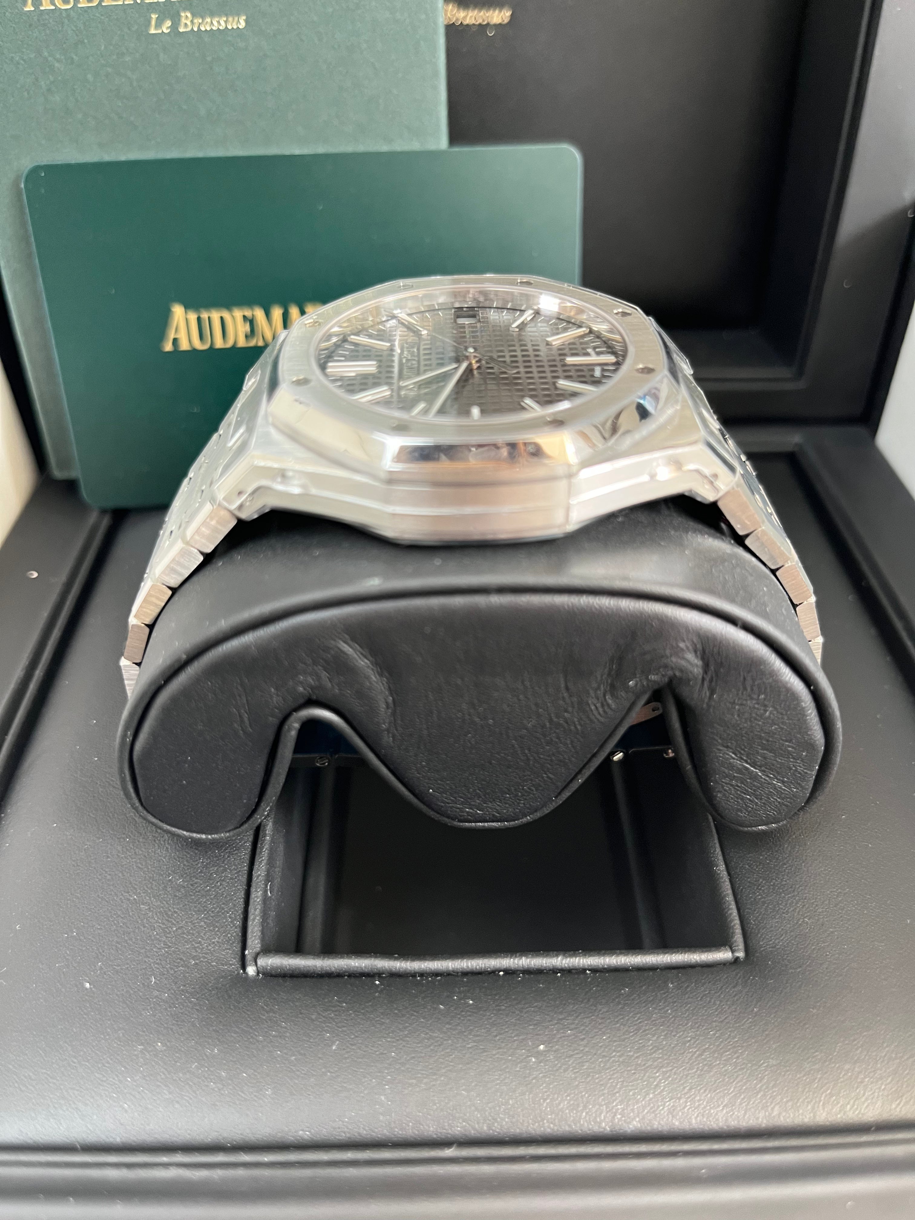 Audemars Piguet Royal Oak Selfwinding 50th Anniversary Watch - 15510ST.OO.1320ST.05 - Luxury Grey Dial Stainless Steel Men's Timepiece for Business & Formal Occasions
