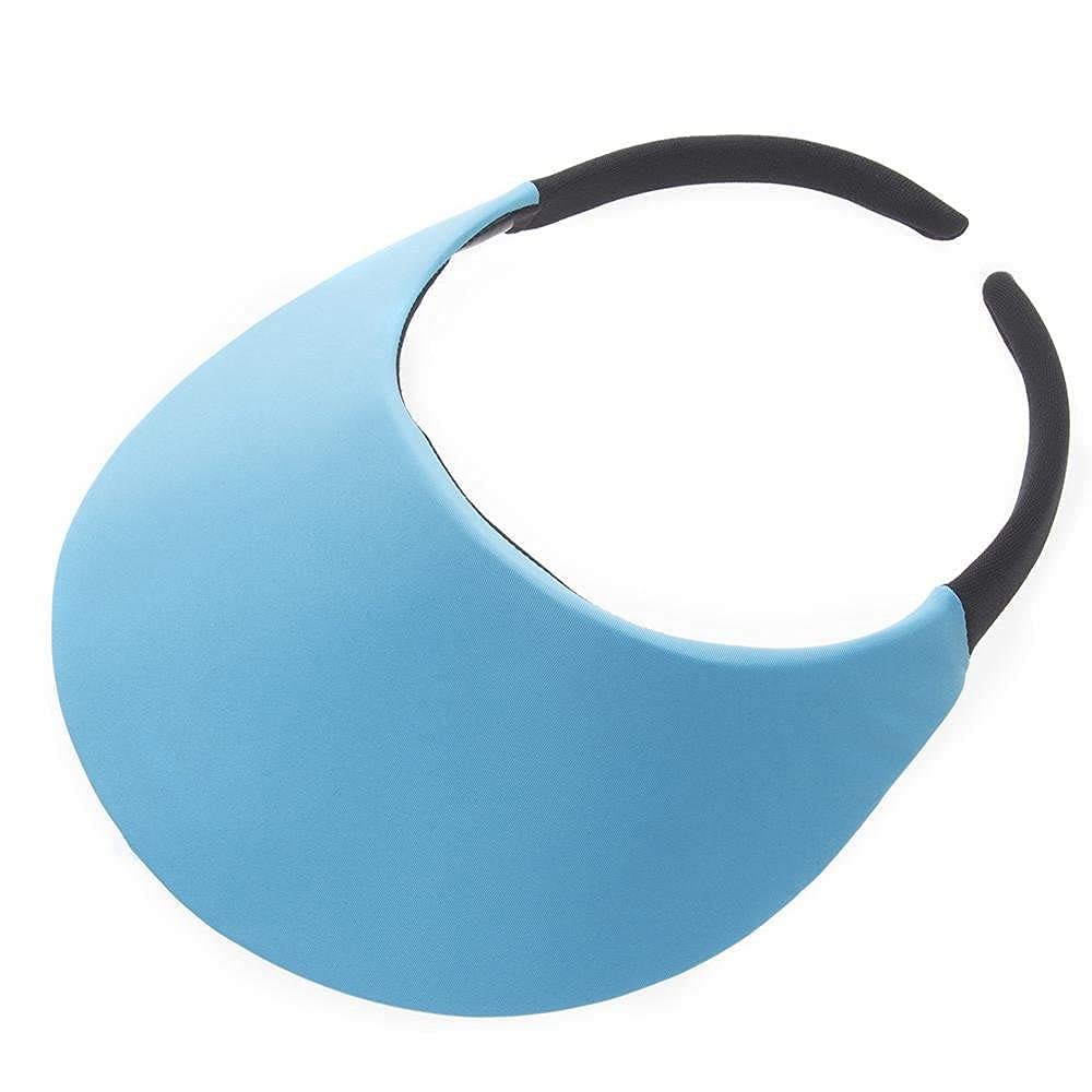 No Headache Sun Visors for Women - Round Brim Visor Hats for Golf, Tennis & Running | UV Protection Sports Visor for Outdoor Activities & Summer Wear