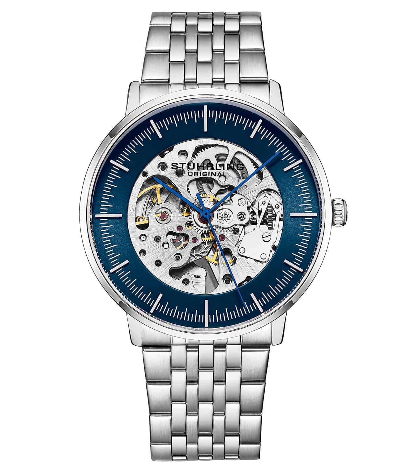 Legado T994A Automatic 42mm Skeleton Watch for Men - Stainless Steel Mechanical Timepiece with Transparent Dial - Perfect for Business, Formal Events & Gift Giving