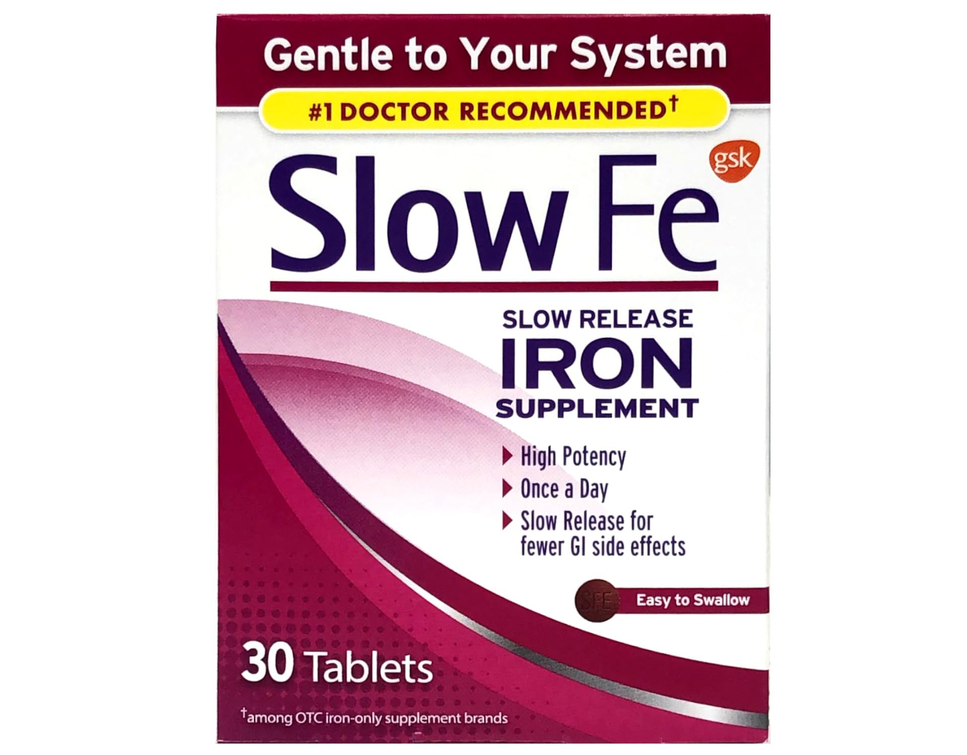 High Potency Iron Supplement Tablets - 1 Pack (120 Count) for Energy Boost & Anemia Support - Perfect for Active Lifestyles & Pregnancy Nutrition