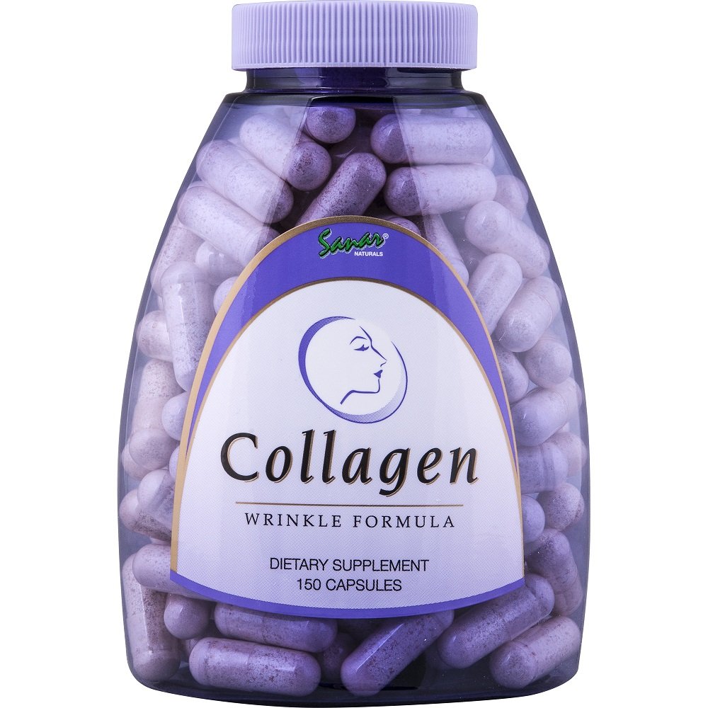 Sanar Naturals Hydrolyzed Collagen Capsules 150ct (3 Pack) - Anti Wrinkle Formula with Vitamin C & E for Healthy Skin, Hair, Nails & Joints - Gluten Free, Non-GMO Supplement - Perfect for Daily Beauty & Wellness Routine