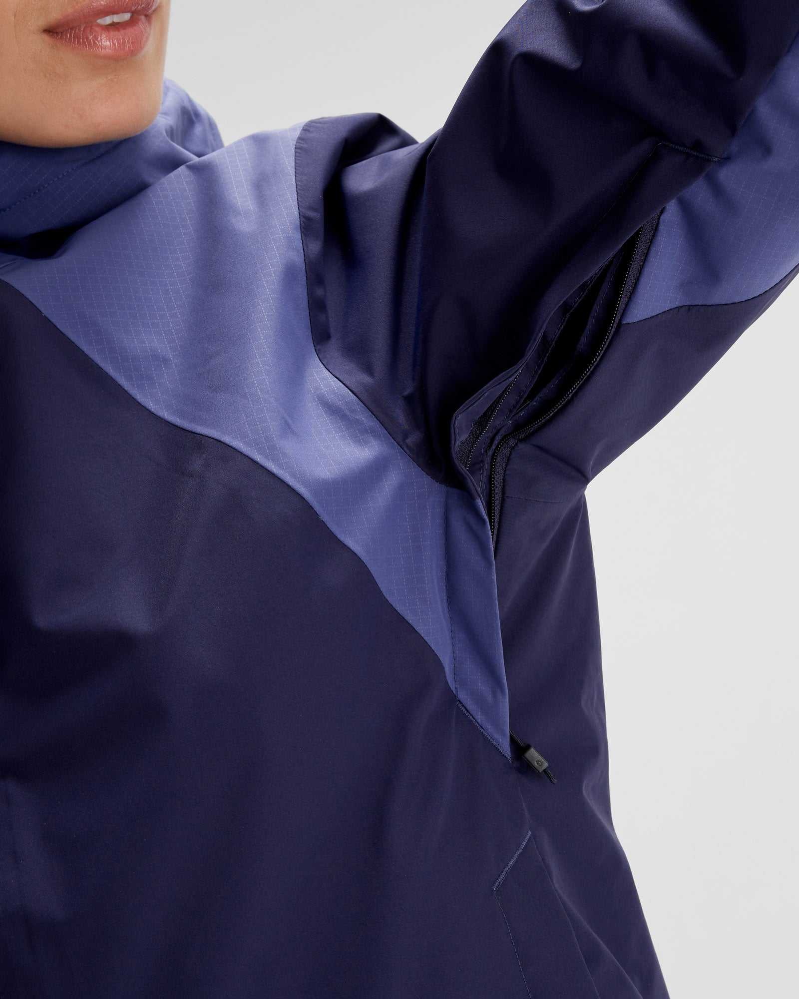 Women's PWDR Days 2L Insulated Waterproof Snow Jacket - Dark Horizon/Horizon Line - Winter Sports & Outdoor Activities