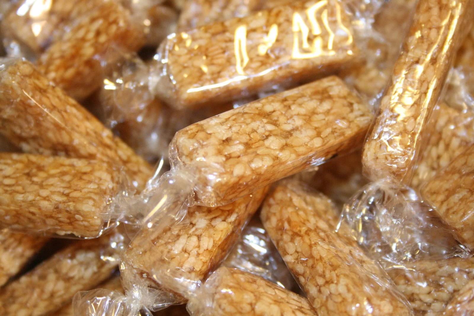 Premium Bayside Candy Sesame Crunch - 2LB Bag | Delicious Sesame Snack for Parties, Gifts & Healthy Treats | Crunchy & Nutritious Sesame Candy
