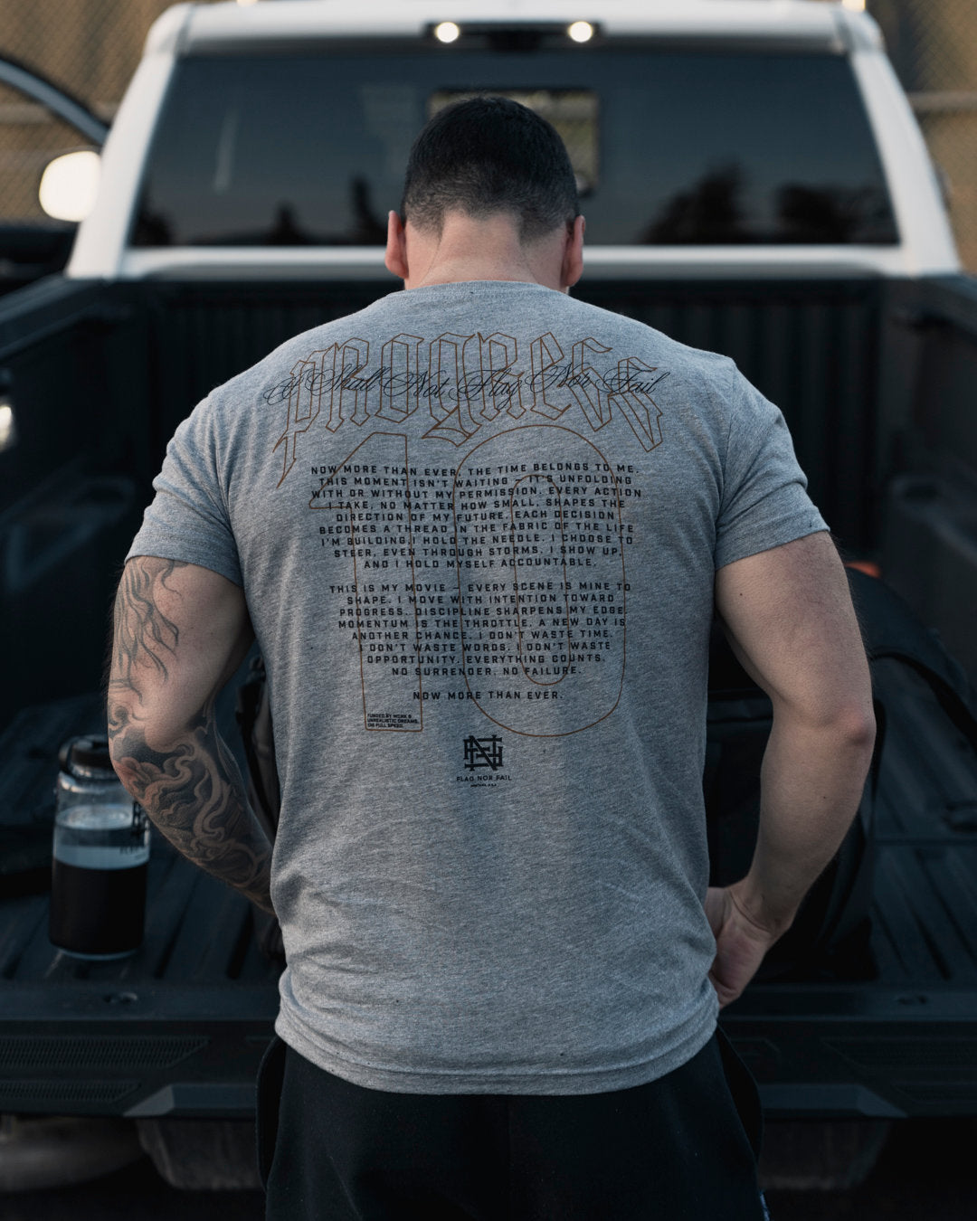 Premium MANTRA TEE - Soft Cotton Grey T-Shirt for Men & Women | Yoga, Meditation & Casual Wear