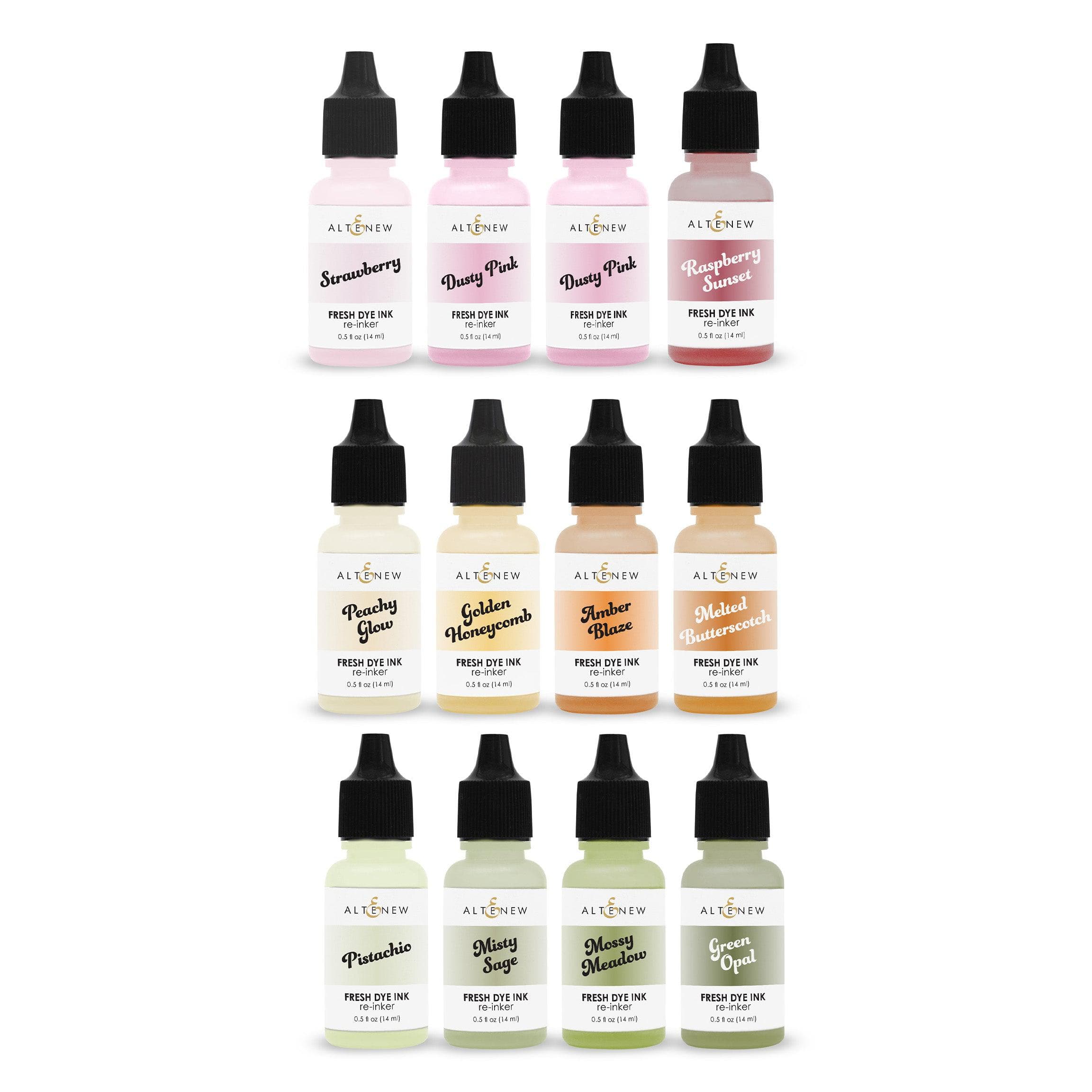 Botanical Brilliance Fresh Dye Ink Reinker - Premium Ink Refill for Stamping, Scrapbooking & Card Making - Perfect for DIY Crafts and Art Projects