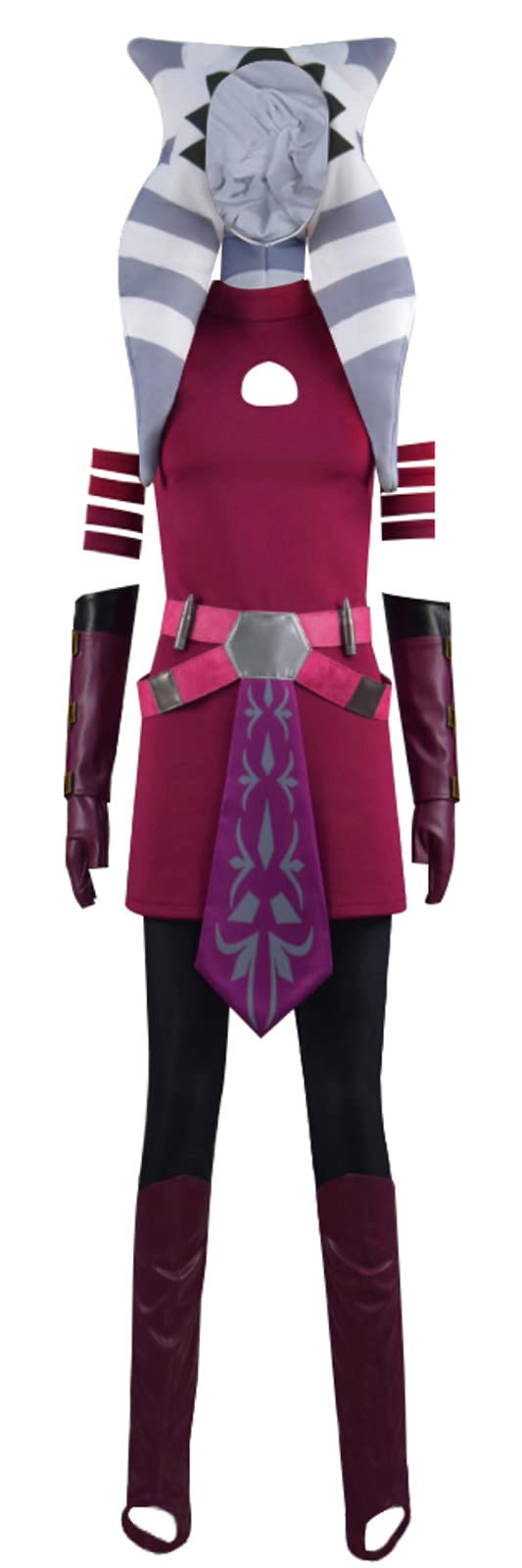 Anakin Skywalker Costume for Women - Adult Jedi Cosplay Dress Suits, Halloween Outfit for Star Wars Fans & Cosplay Events
