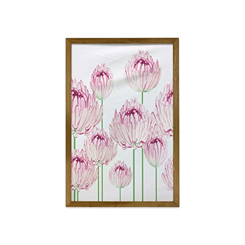 Pale Pink and Green