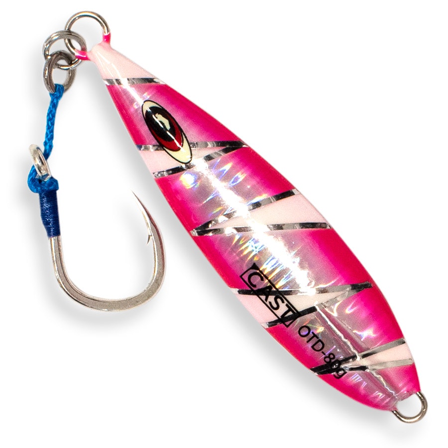 Cast Slow Pitch Jig 80g - Premium Saltwater Fishing Lure for On The Drop Technique - Perfect for Deep Sea Fishing and Offshore Angling