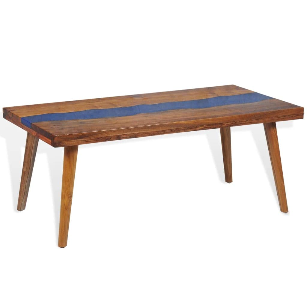 Rustic Teak Resin Coffee Table 39.4