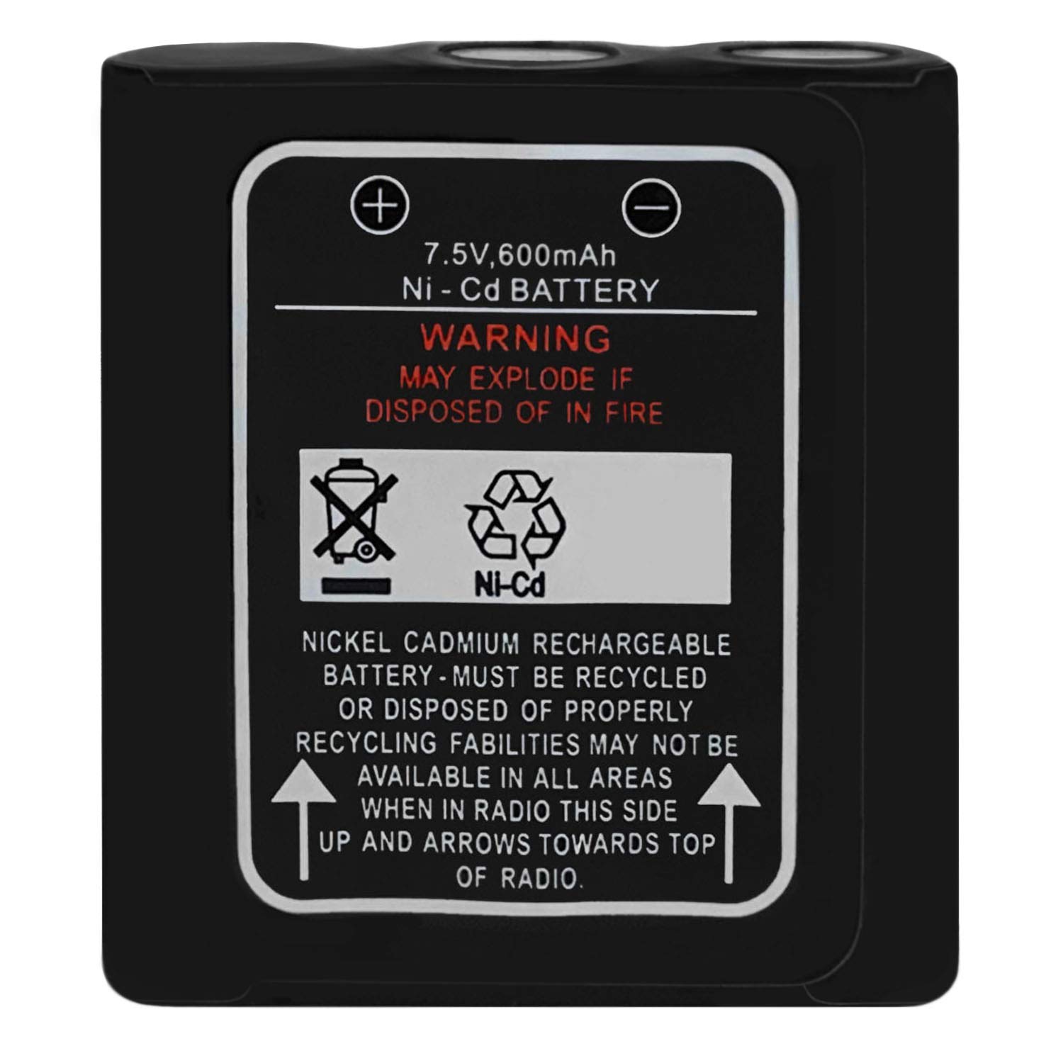 Mighty Max Battery ML-HNN9044 Replacement Battery for Motorola Radius SP21 2-Way Radio - 2 Pack - Perfect for Emergency Communication, Security, and Outdoor Activities