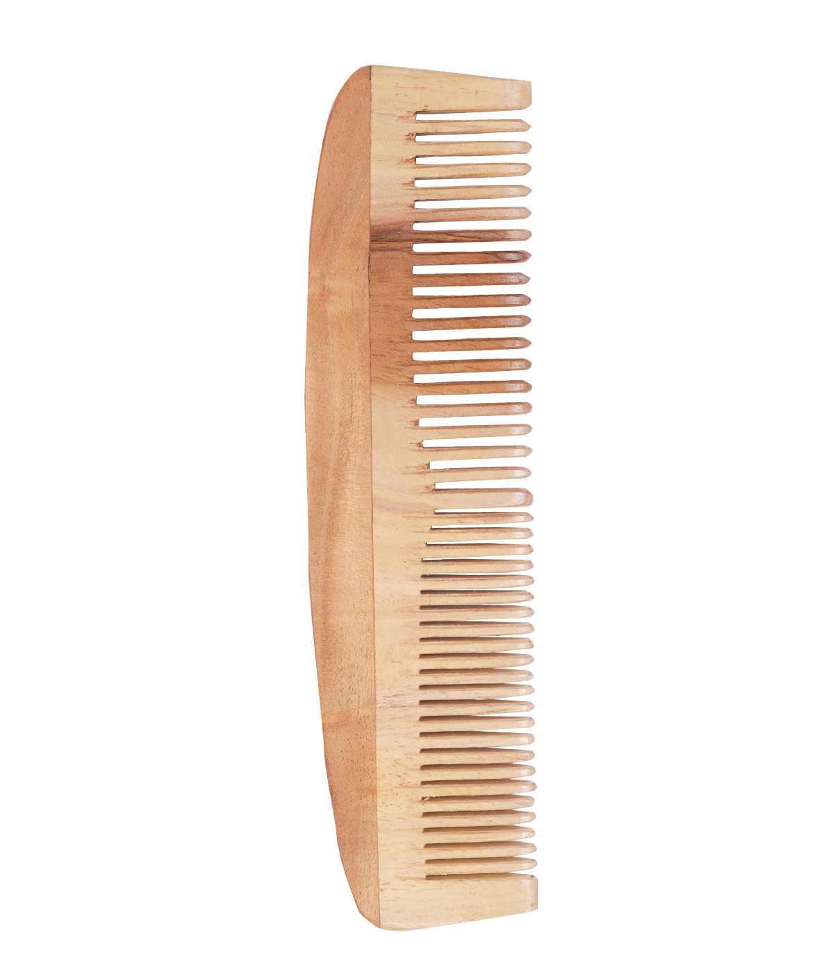 Organic Neem Wood Comb for Hair Growth & Scalp Health - Natural Anti-Dandruff & Detangling Hairbrush for Men & Women - Perfect for Daily Hair Care & Ayurvedic Scalp Massage