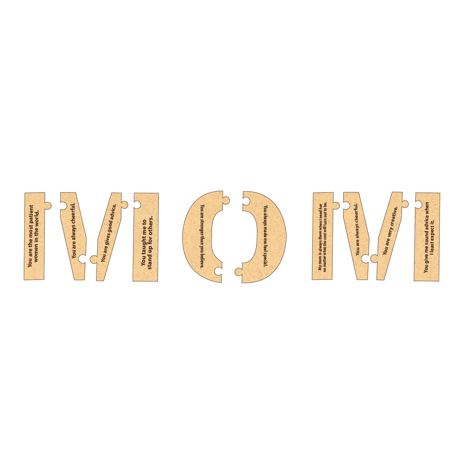Best Wooden Puzzle Gift for Mom - Personalized Mother's Day Present - Thoughtful Keepsake for Mummy, Grandma & Loved Ones - Perfect for Birthdays, Anniversaries & Special Occasions