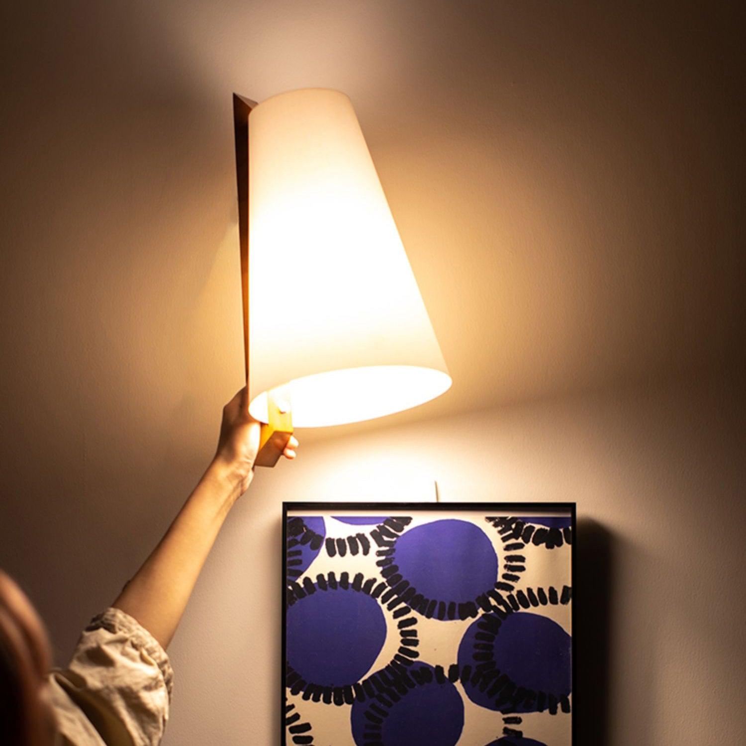Lupe Wall Lamp - Modern LED Sconce Light Fixture for Bedroom, Living Room & Hallway | Energy-Efficient Dimmable Lighting for Home Decor & Ambiance