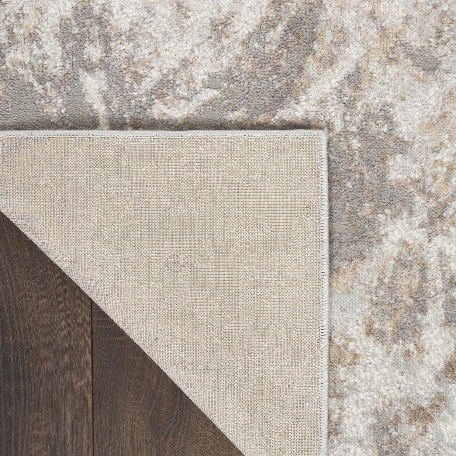 Nourison Elation Abstract Ivory Grey 7'10