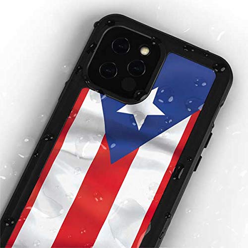 Waterproof iPhone 12 Pro Max Case with Puerto Rico Flag Design - Shockproof Protective Cover for Swimming, Beach & Outdoor Activities
