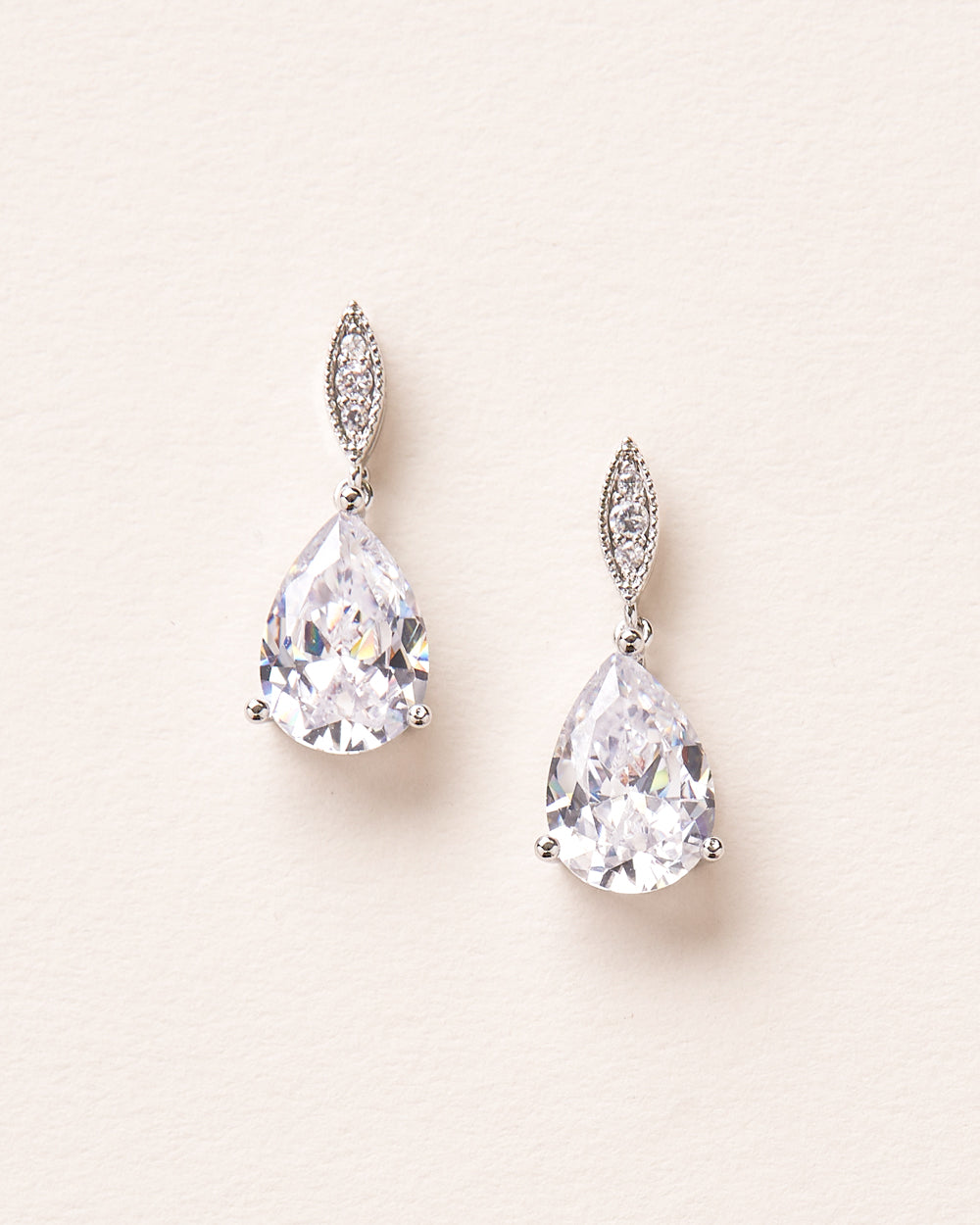 Callie CZ Stud Earrings for Women - Sparkling Cubic Zirconia Earrings for Everyday Wear & Special Occasions