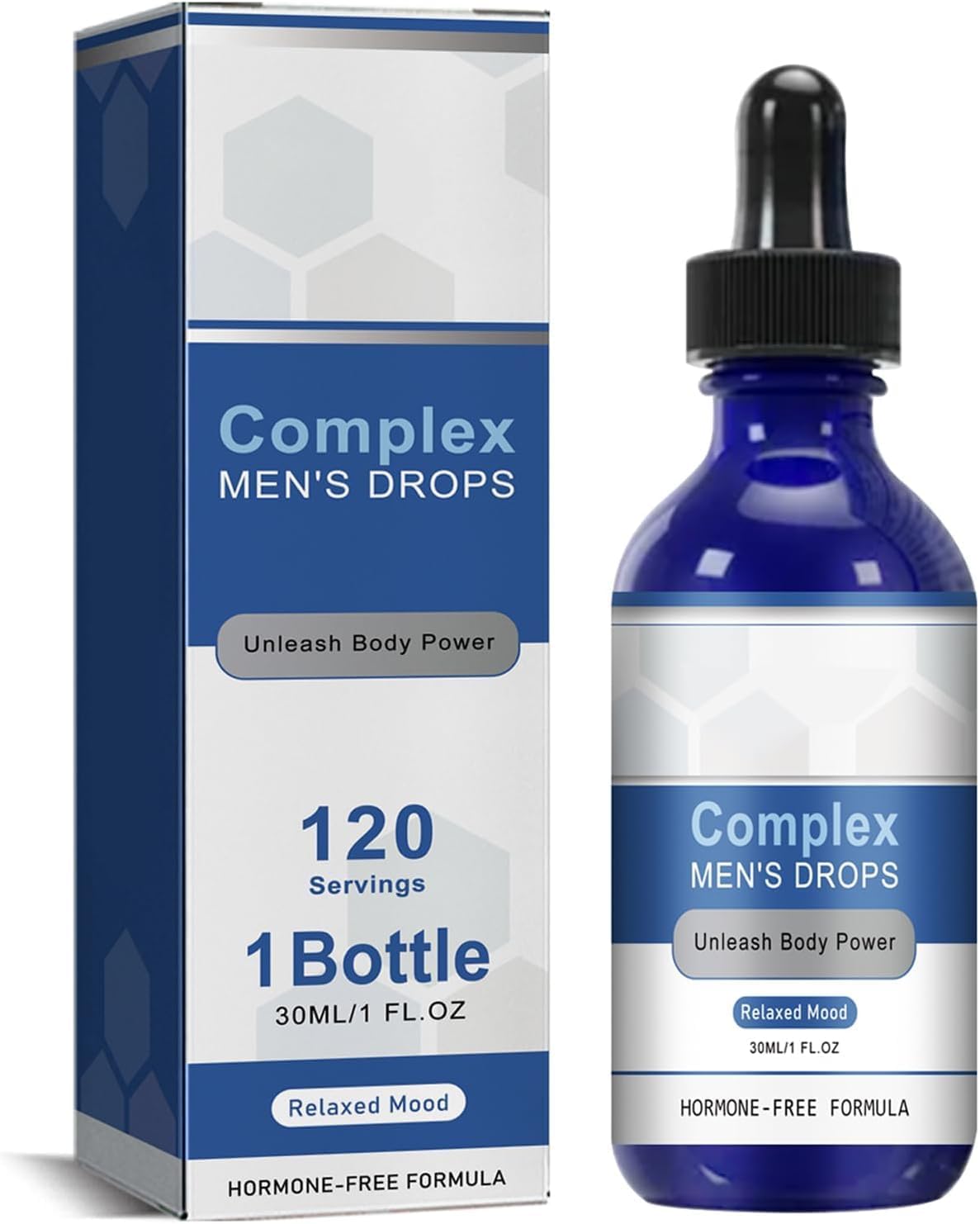NexusBio Labs Complex Men's Drops - Premium Massage Oil for Men | Natural Testosterone Support & Muscle Recovery | Perfect for Post-Workout, Spa & Couples Massage