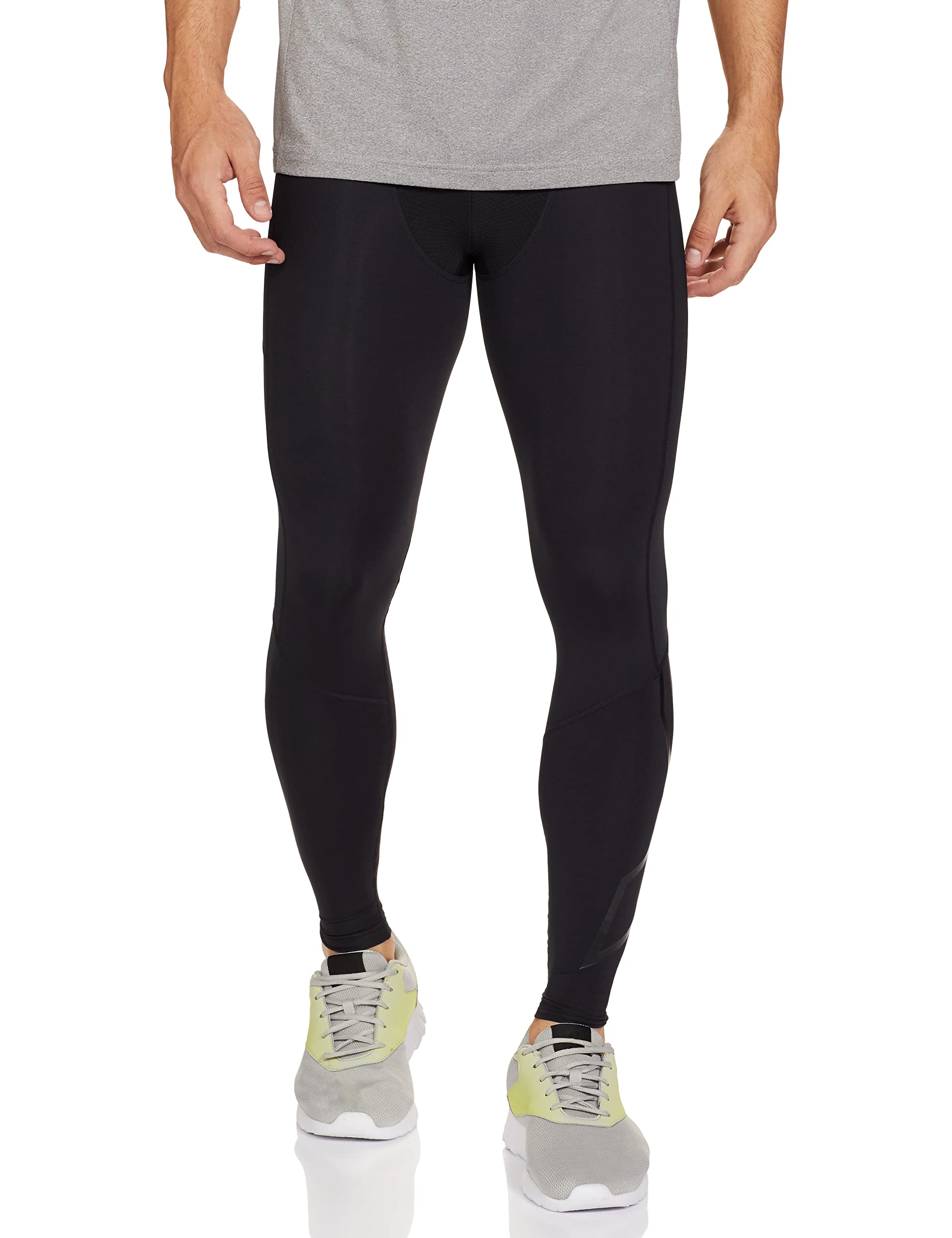 2XU Men's Accelerate Compression Tights - High Performance Running & Workout Leggings for Athletes | Moisture Wicking, Muscle Support & Recovery | Ideal for Marathon, Gym & Cycling