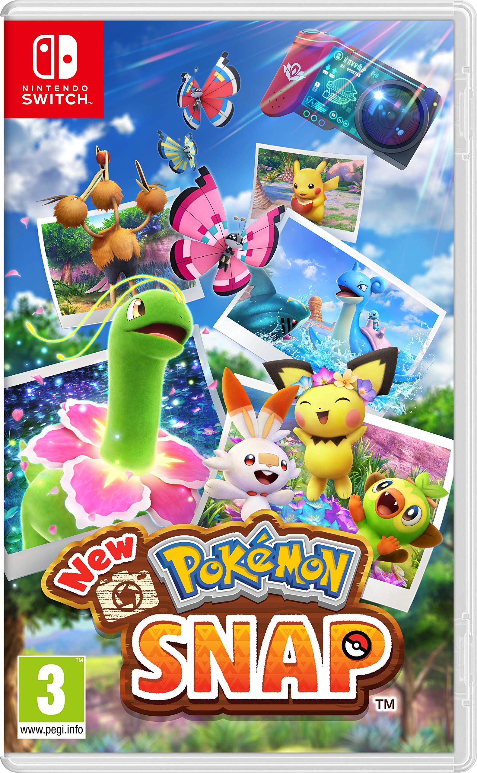 New Pokémon Snap - Nintendo Switch Game - Italian Edition - Physical Cartridge - Capture & Explore Pokémon in Stunning Environments