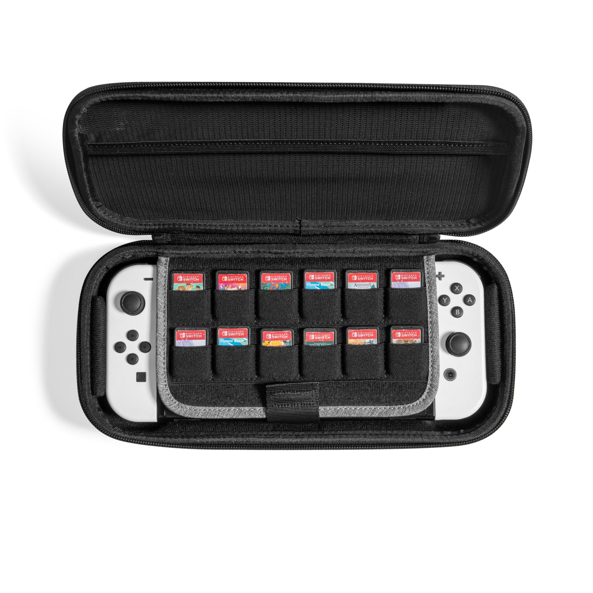 Premium Nintendo Switch Medium Carrying Case - Protective Hard Shell Travel Cover for Switch Console & Accessories - Perfect for Gaming On-The-Go, Travel & Storage