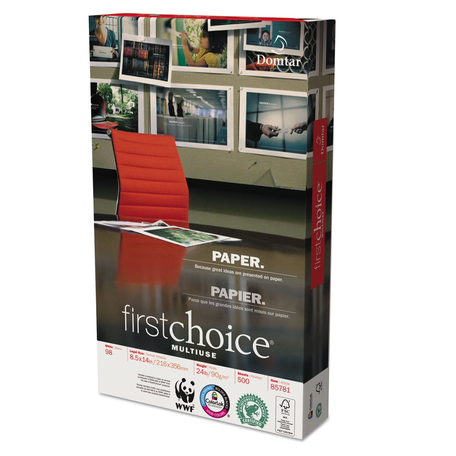 Premium Multi-Use Copy Paper by Domtar - 8.5