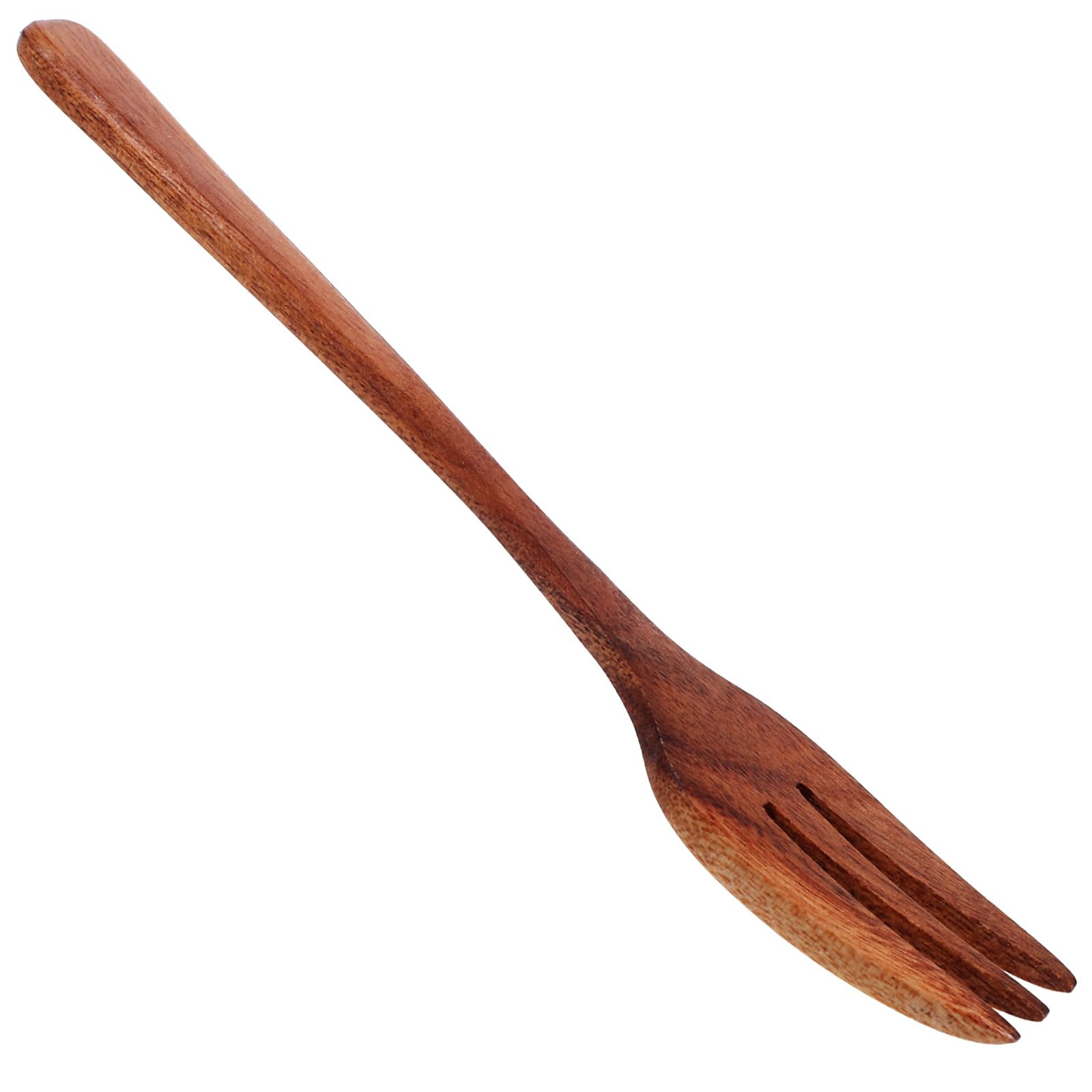 Premium Wooden Fork Set - Eco-Friendly Wooden Cooking Utensils for Dessert, Salad, Pasta | Mini Serving Spoons & Tongs | Durable Kitchen Tools for Healthy Eating, Picnics, and Party Serving