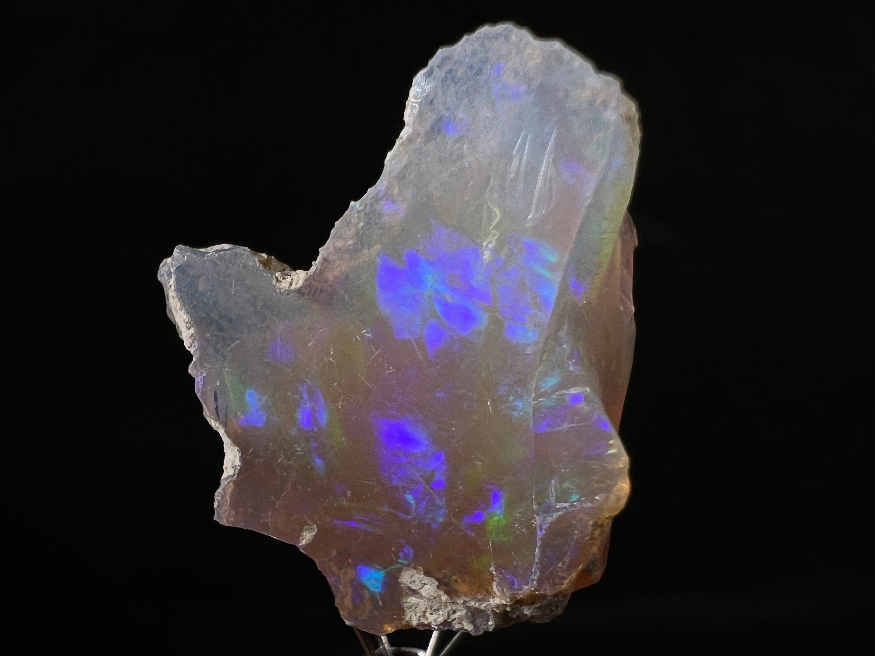 Premium 4A XL Welo Opal Raw Crystal - Certified Cutting Grade Gemstone for Jewelry Making | Natural Ethiopian Opal for Rings, Necklaces & DIY Crafting
