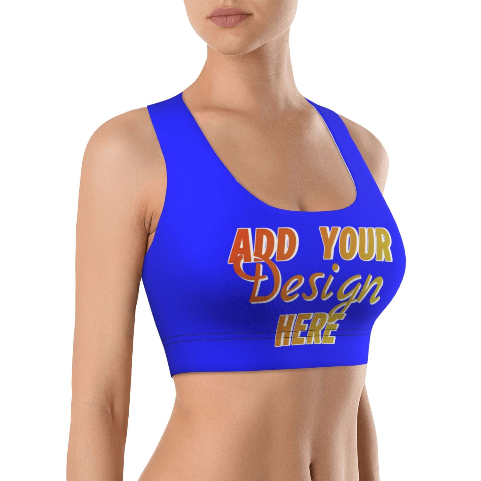 Custom Sports Bras with Photos - Design Your Own Personalized Workout Bras for Running, Gym & Yoga | Perfect for Fitness, Training & Active Lifestyle