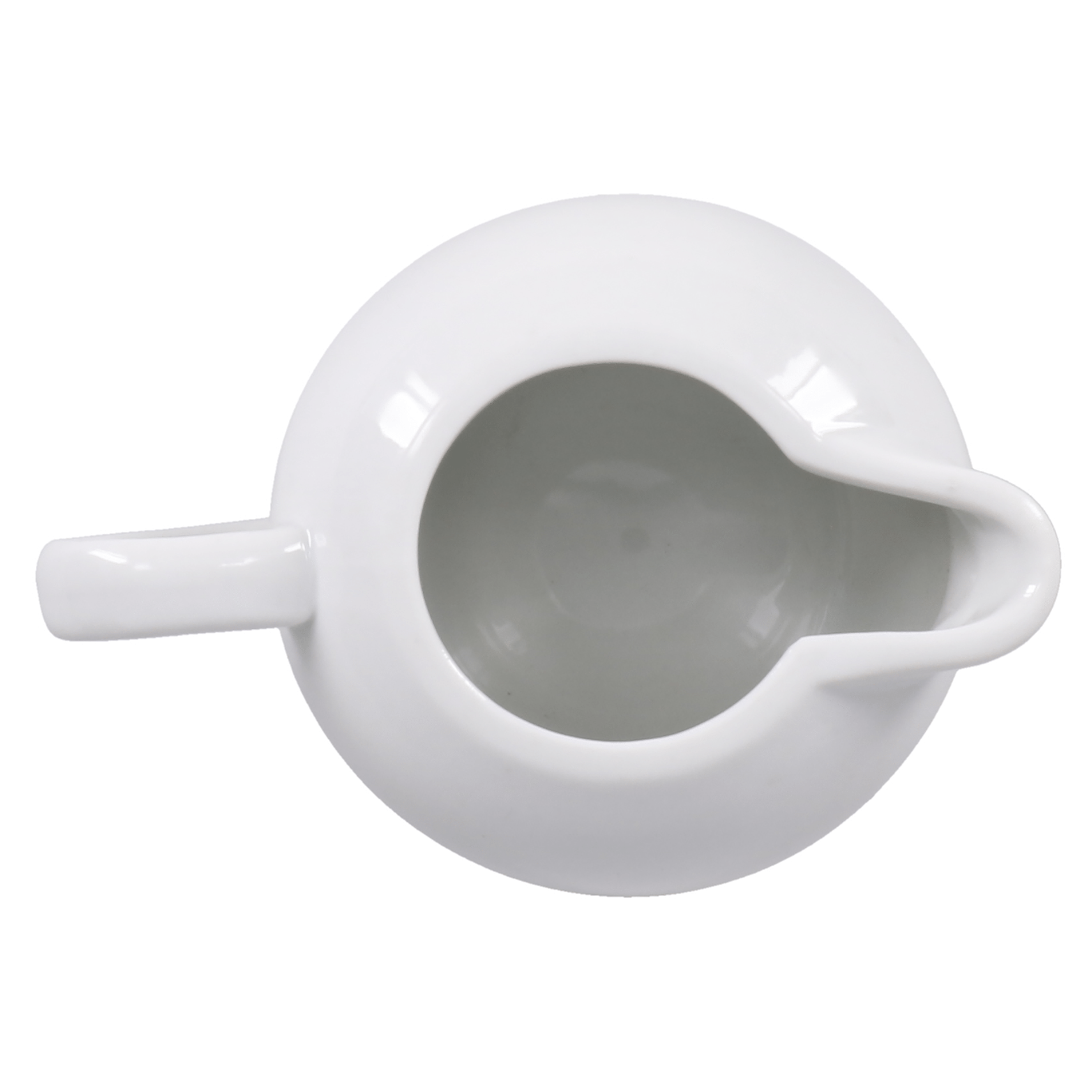 Premium BIA White Porcelain Creamer - 8oz Milk Pitcher for Coffee & Tea - Elegant Tableware for Restaurants, Cafes & Home Breakfast