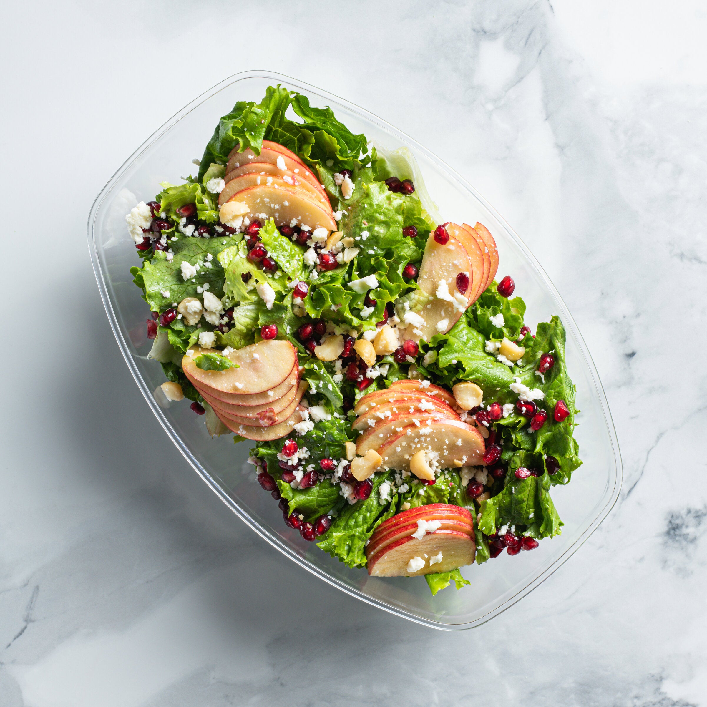 72 oz. Clear Oval Salad Bowl - 4 Pack - Perfect for Serving Salads, Pasta, Fruit & Party Snacks - Durable & Dishwasher Safe