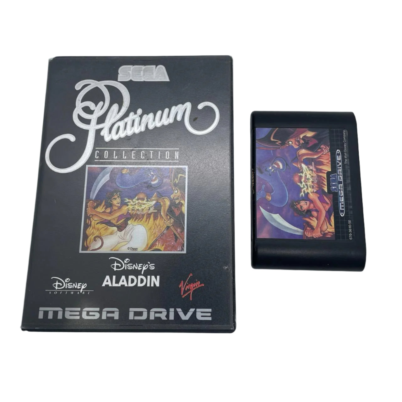 Original Disney Aladdin Sega Mega Drive Game - PAL Version | Classic 90s Retro Video Game for Collectors & Nostalgic Gamers | Perfect for Gaming Parties & Vintage Console Setups