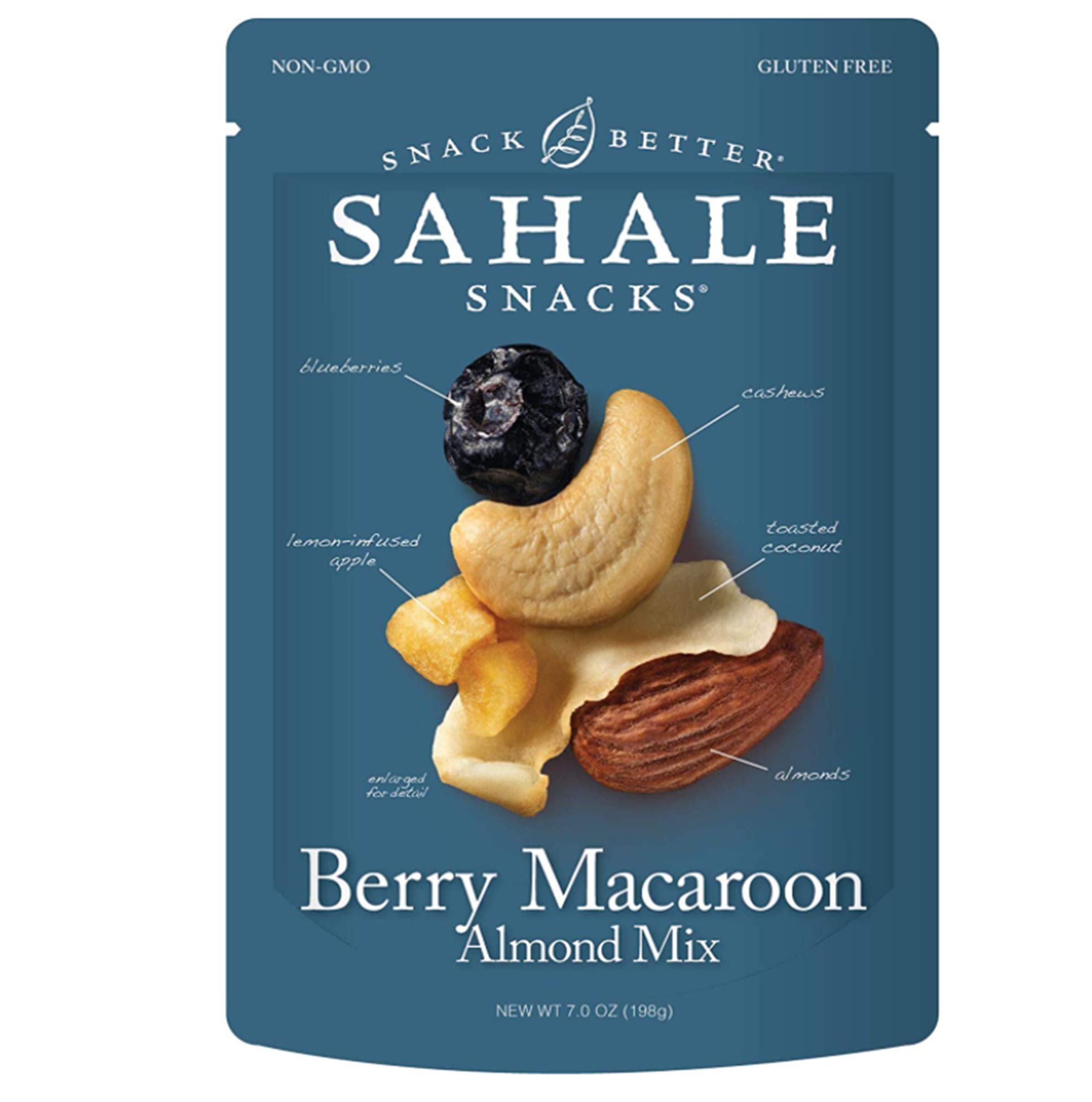 Sahale Snacks Berry Macaroon Almond Trail Mix - 7oz Gluten-Free Healthy Snack for Hiking, Camping & On-The-Go Energy Boost