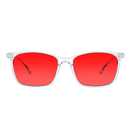 (Max Protect- Red Lens) Tr90-transparent