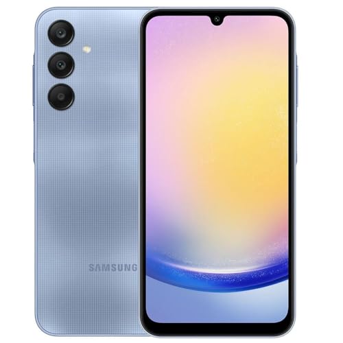 Samsung Galaxy A25 5G Unlocked Smartphone 128GB Dual SIM GSM Android Phone (US Compatible LTE) - Blue | Fast 5G Connectivity for Streaming, Gaming & Productivity