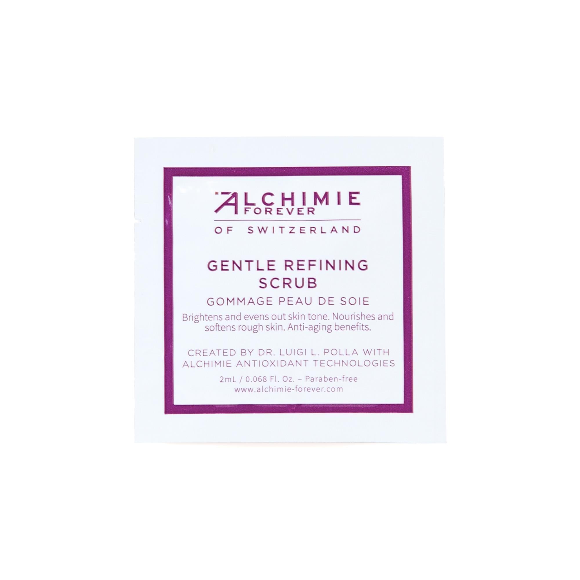 Alchimie Forever Gentle Refining Scrub - Exfoliating Face Wash for Sensitive Skin | Daily Skincare Routine & Post-Workout Refresh