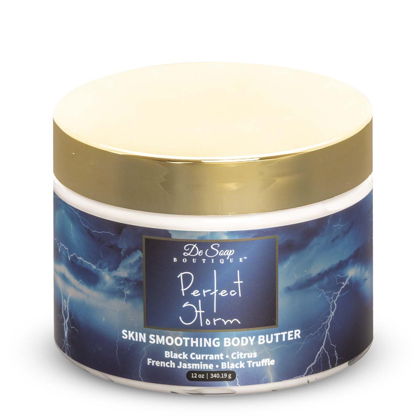 De Soap Boutique Perfect Storm Body Butter - Ultra Hydrating & Nourishing Moisturizer for Dry Skin | Perfect for Daily Use, Spa Days & Gift Giving