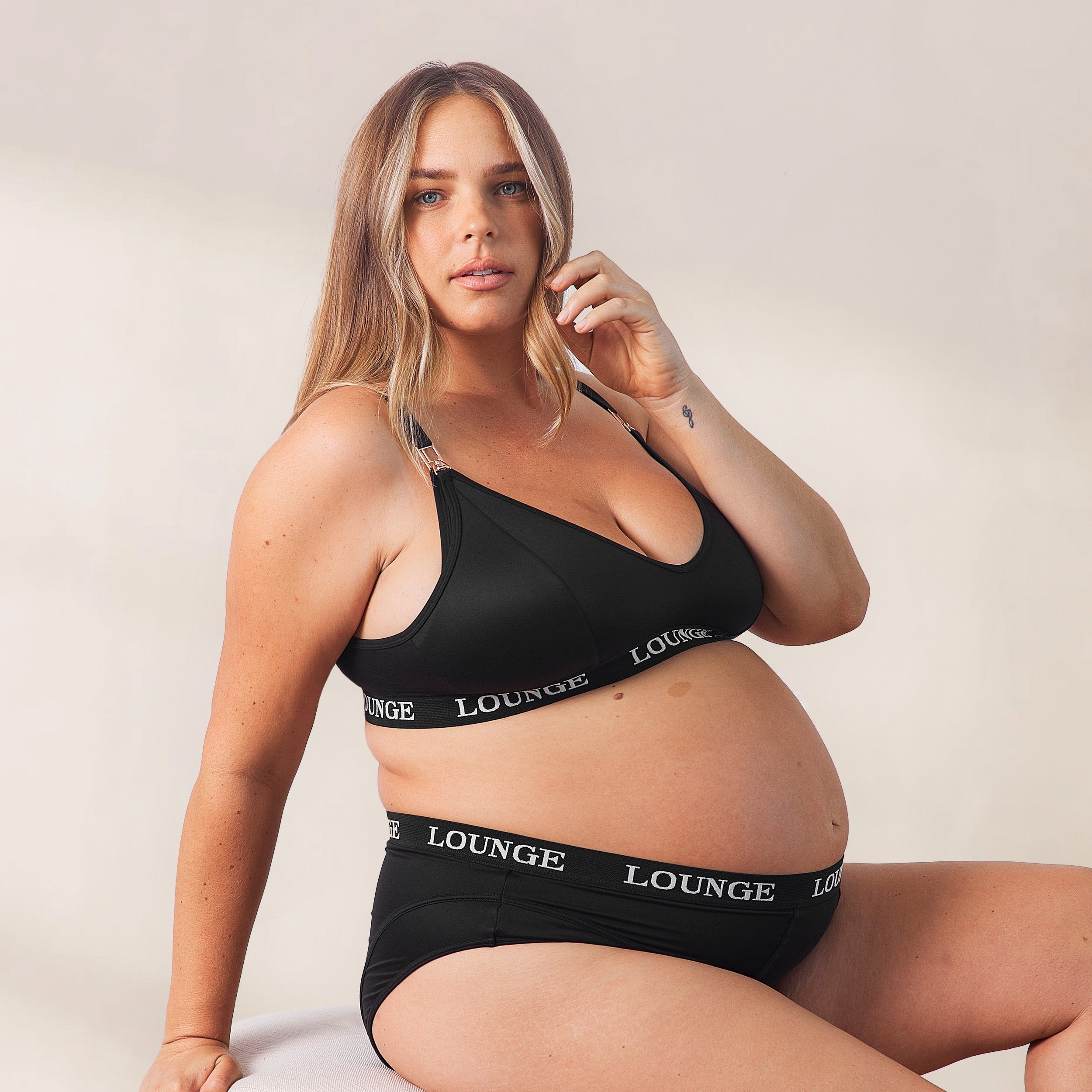 Nurture Nursing Bra - Comfortable Maternity Bra for Breastfeeding Moms - Black | Perfect for Daily Wear, Nursing at Home or On-the-Go