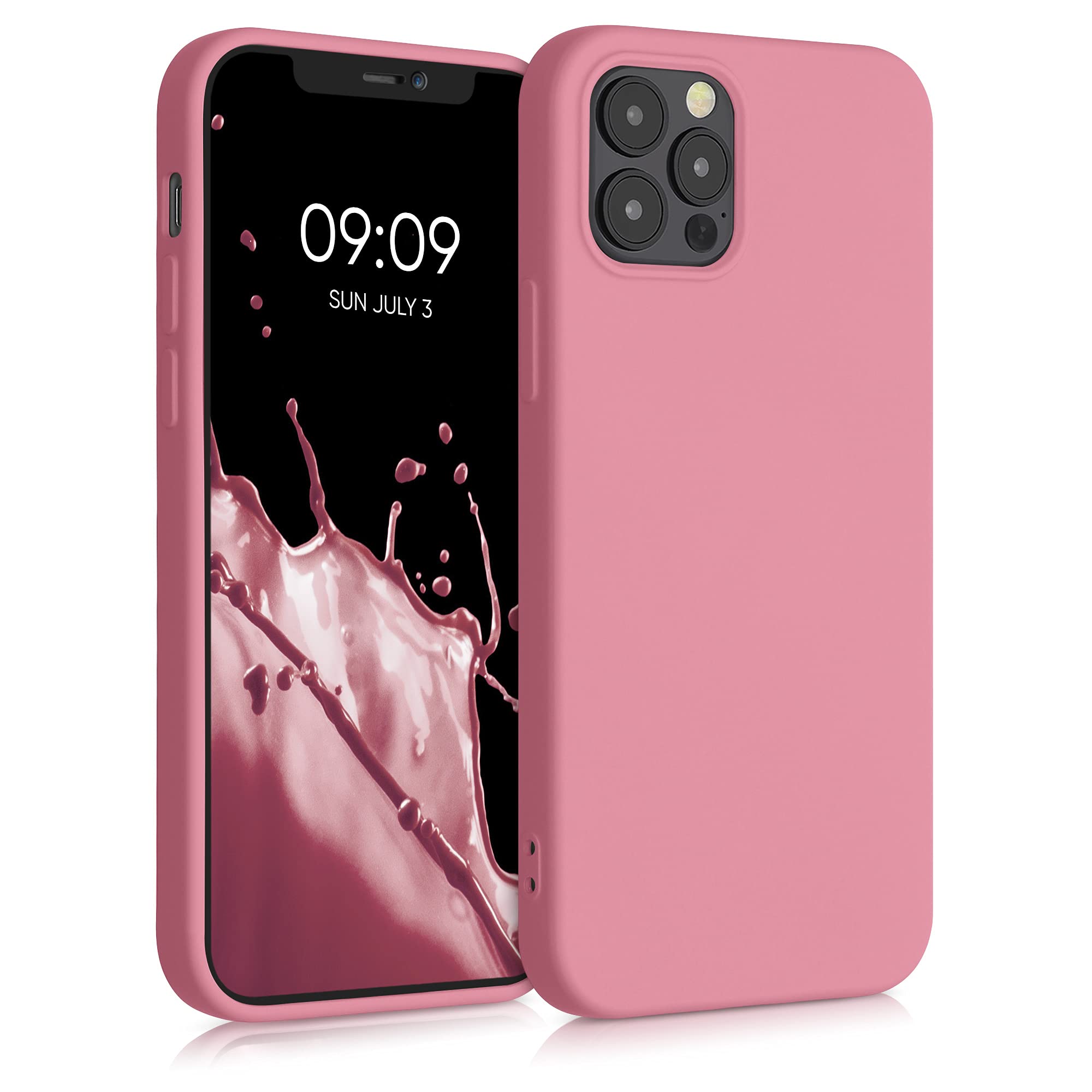 kwmobile Soft TPU Slim Protective Case for Apple iPhone 12/12 Pro - Shockproof Candy Color Phone Cover - Perfect for Everyday Use, Work & Travel