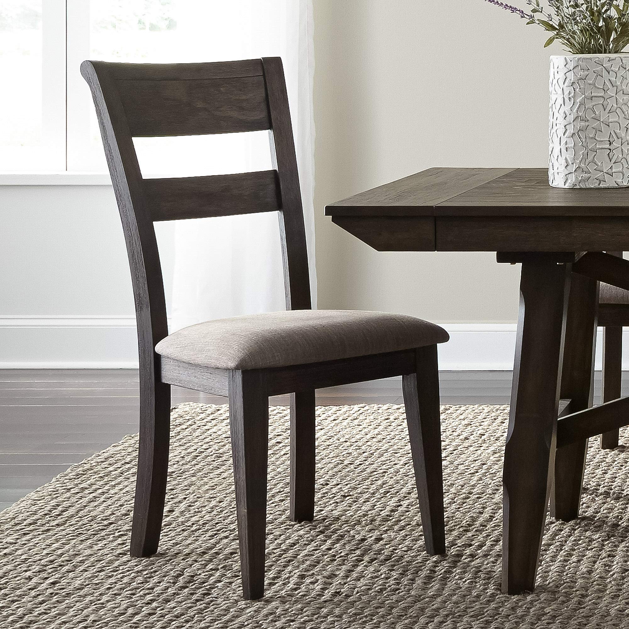 Liberty Furniture Industries Double Bridge Splat Back Side Chair - 19